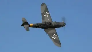 Messerschmitt Bf-109 G6 Low & Loud - DB605 SOUND