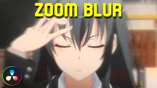How to Add ZOOM Blur - Davinci Resolve Editing Tutorial