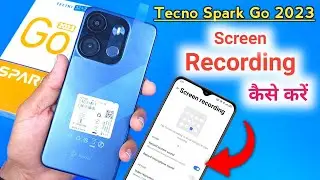 How to screen recording in Tecno spark go 2023 | Tecno spark go 2023 Screen Recording