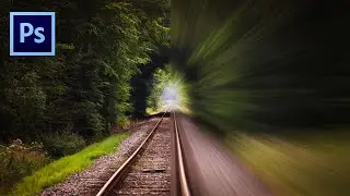 Blur / Zoom Effect in Photoshop CC | Zoom Photo Effect | Zoom Photography | 1 Minute Tutorial