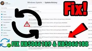 Update Install Error KB5066189 and KB5066188 fix reset and recovery bugs