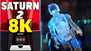 This thing prints SMOOTH! | ELEGOO SATURN2 8K