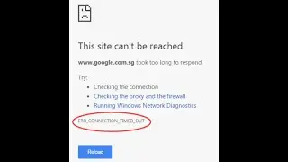 ERR_CONNECTION_TIMED_OUT RESOLVIDO 100%