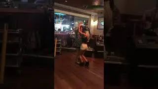 Dancing w some random lady at the bar in Hawaii 😂