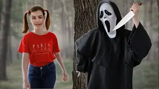 Scream in the woods - We are trapped by a masked stranger. A funny horror movie