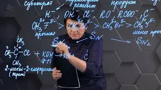 Реакции нуклеофильного замещения галогеналканов. 1 часть. 10 класс.