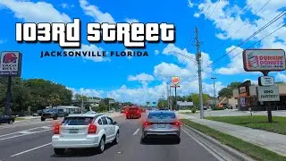 Driving 103rd Street Jacksonville Florida