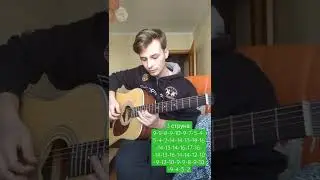 Мурка - простая мелодия на гитаре на одной струне для новичков 