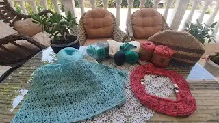 Что вязала на этой неделе/Вязально- прогулочный влог/на пляж и за покупками#вязание #жизньвтурци