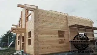Использование пружинного узла СИЛА в строительстве дома из бруса