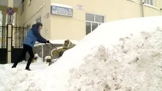 Уфу замело снегом Новости 05.01.2017