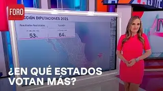Elecciones 2024: ¿Cuáles son los estados donde salen a votar más? - A las Tres