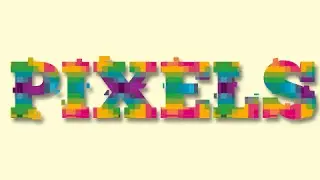 Pixelated Colorful Text Art Effect - Coreldraw Tutorials