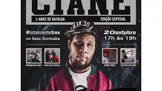 Design cartaz evento com Kamau no Sesc Sorocaba
