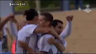 Манчестер Юнайтед1-0Галатасарай  Гол Ибрагимович Первый за МЮ