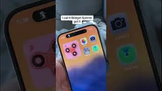 Fidget spinner on iOS 17 with Pixel Pals 