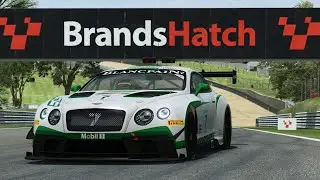 RaceRoom NEW Brands Hatch GP Hotlap - Bentley Continental GT3