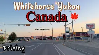 Driving in Whitehorse Yukon Canada