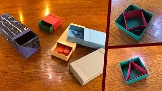 [EN] Tutorial #9 : Sliding Lid and Original Shape Dividers for your boxes