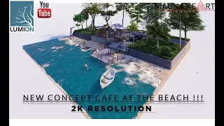 Cafe at The Beach | 2K Resolution | Lumion 11