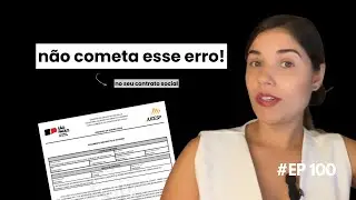 #EP100 - Um erro no contrato social que quase faliu meu cliente!