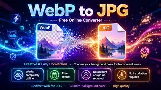 WebP to JPG — Free Online Converter, No Upload Needed