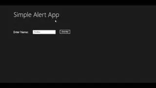 Simple Alert App Part 1