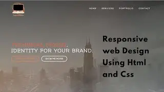 How to create a responsive web design using HTML CSS and Java Script | 2020