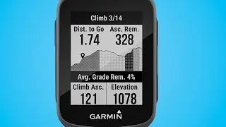 Garmin Edge® 130 Plus, GPS Cycling/Bike Computer, Download Structure Workouts, ClimbPro Pacing