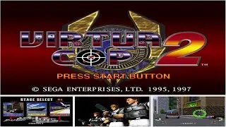 VIRTUA COP 2 (MULTIPLAYER) - FULL WALKTHROUGH + EVERY WAY IN SIGNBOARD