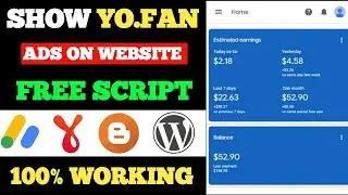 Generate Yofan And Heylink.me Ads Script On Blogger/ WordPress Website Complete Toturial