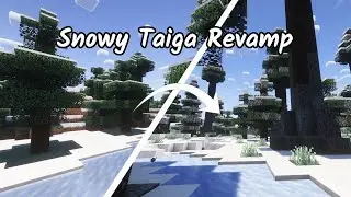 Revamping the Snowy Taiga – New POI & Frozen Cave!