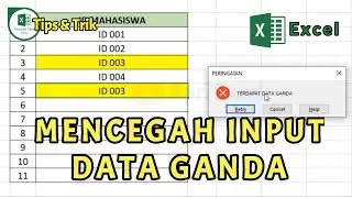 How to Prevent Duplicate Data Input in Excel