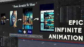Zoom Like Never Before: Creative Infinite Zoom Tutorial with Photoshop Ai & After Effects |