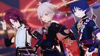 【 原神 MMD / Genshin Impact MMD 】 Masked Bitch 【 Kazuha , Heizou , Scaramouche ( HeiKazuScara ) 】