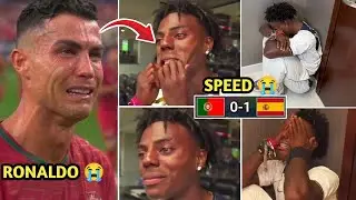 Ishow Speed Started Crying After Seeing Ronaldo Also Crying After Losing To Spain In World Cup 😭💔🥺