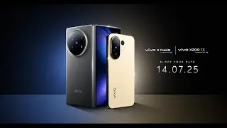 The all-new vivo X Fold5 & X200 FE | Launching on 14th July at 12pm - Stay tuned!