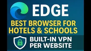 🌐 Edge: The Best Browser for Hotels & Schools (Built-in VPN Per Website!) 🔒| AquaTechFantasy