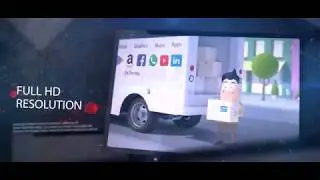 FREE AFTER EFFECT TEMPLATE | BLACK & WHITE LOGO REVEAL | CRAMP CRACK | T11