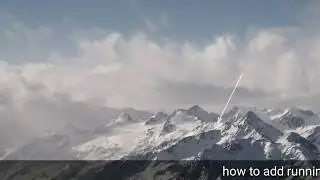 How to add scrolling/running text in video with your mobile phone!