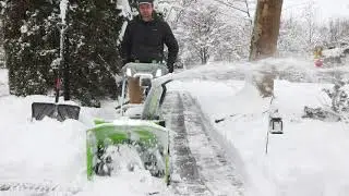 Real world use: Greenworks 60v dual stage snow blower