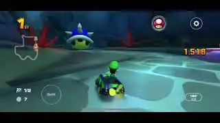 Mario Kart Tour: Piranha Plant Cove 3 (Luigi Gameplay)