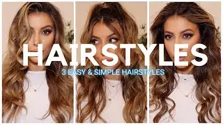 3 EASY & CUTE HAIRSTYLES WITH 1 TOOL | FOR LONG & SHORT HAIR!!