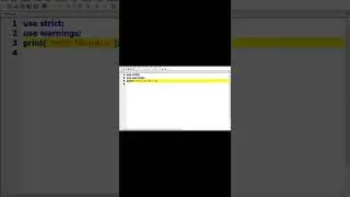 Perl Hello program || 