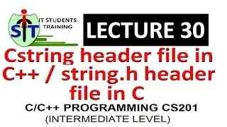 cstring header file in C++ | string.h header file in C | string.h in C | cstring in C++