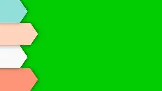Renkli şekiller green screen geçiş efekti.