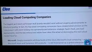 Leading cloud computing comapanies search 2023