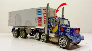 How to Make Container Truck | Amazing DIY At Home