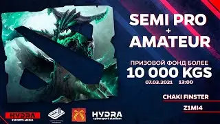 🔴 ТУРНИР DOTA 2 SEMI PRO + AMATEUR  🇰🇬  ESC KG | LIVE STREAM FROM HYDRA.KG 🇰🇬