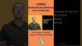 Curso Auxiliar de Logística com certificado  #shorts